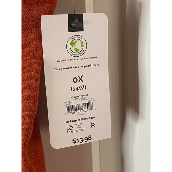 Sweater Vest Women's Plus OX (14w) NWT - Picture 5 of 9